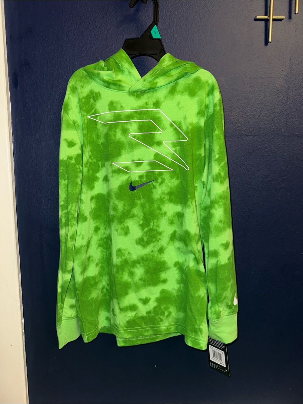 Nike Kids Tie-Dye Hooded size M NWT